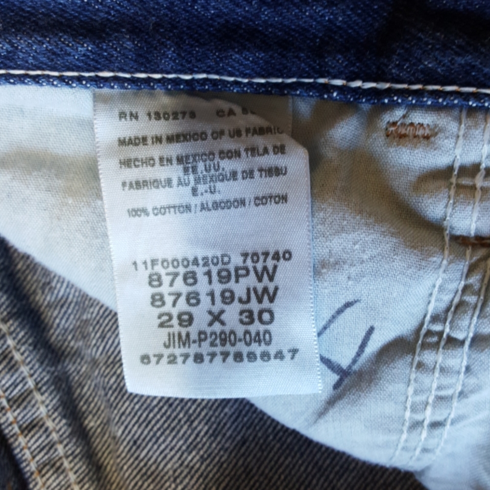 Men's RUSTLER Jeans Size 29x30 - Picture 5 of 5